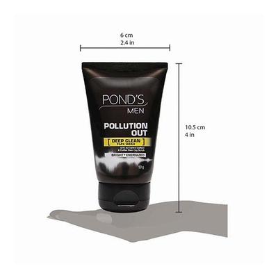 POND'S Men Pollution Out Face Wash 50 gm - Face Wash & Cleansers