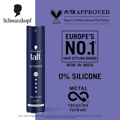 Schwarzkopf Taft Ultimate Hair Lacquer Ultimately Strong 6 Hair Spray 250ml - Hair Sprays & Mists