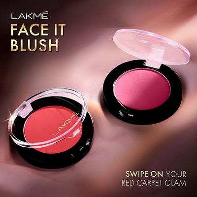 Lakme Face It Blush Peppy Peach B4 4 gm - Blushes