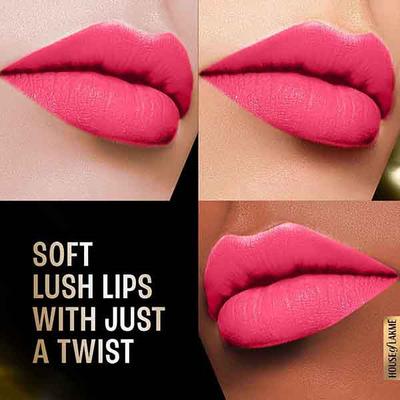 Lakme Forever Matte Lipstick, Made With French Rose Oil Extracts, Pink Prom, 4.5 gm - Lipsticks