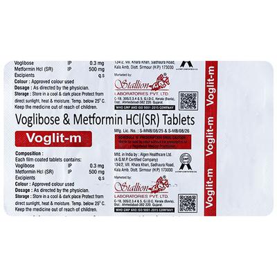 VOGLIT M Tablet 10's - Diabetes-Ant