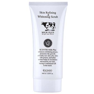 Scentio Milk Plus Organic Skin Refining & Whitening Scrub 100 ml - Scrubs & Exfoliants