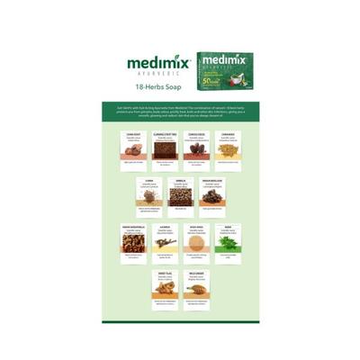 Medimix Ayurvedic Classic 18 Herbs Soap 125gm each 3's - Soaps