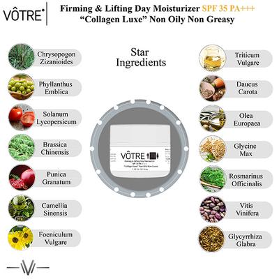 Votre Firming & Lifting Collagen Luxe SPF 35 PA++ Day Moisturiser 30 gm - Face Moisturizers
