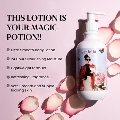 Saniolla Rose Body Lotion 300 gm - Lotions & Creams