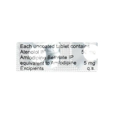 Aten AM 50mg Tablet 14'S - Hypertension-Bet