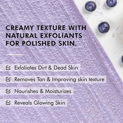 Mcaffeine Blueberry Breeze Body Scrub 175 gm - Scrubs & Exfoliants