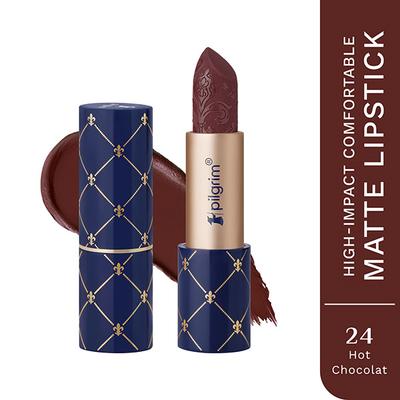 Pilgrim Oh So Creme Lightweight Pigmented Bullet Lipstick Hot Chocolat -24 4 g - Lipsticks