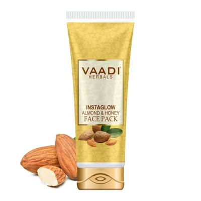 Vaadi Herbals Instaglow Almond & Honey Face Pack 120 gm - Face Packs