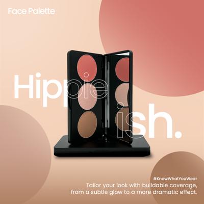 Star Struck By Sunny Leone Face Palette - Hippie-ish 12 g - Face Palettes