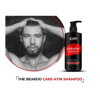 Beardo Keratin Hair Shampoo - Men 300 ml - Shampoos