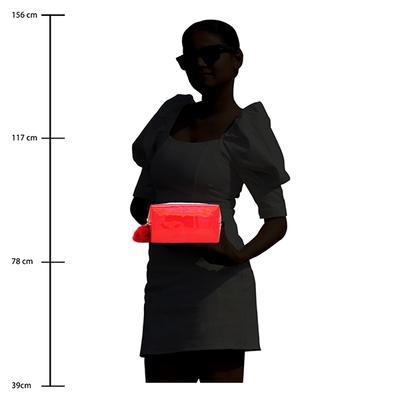 Colorbar Pom Pom Makeup Pouch - (Red) 1's - Makeup Bags & Cases