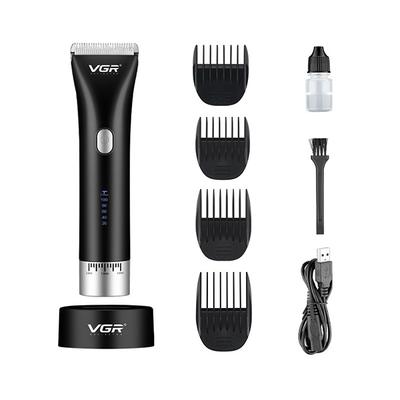 VGR V-185 Trimmer 200 min Runtime 4 Length Settings (Black) 1's - Trimmers