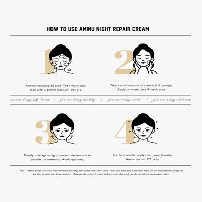 AMINU The gleaming - Night Repair Cream 30 gm - Night Cream