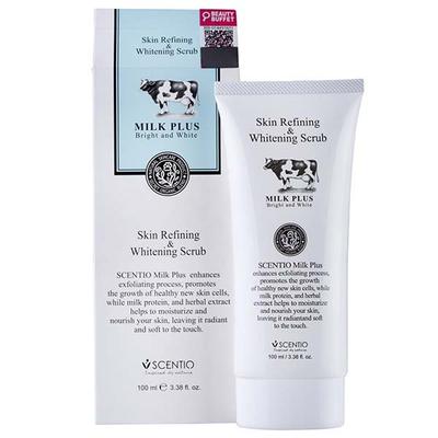 Scentio Milk Plus Organic Skin Refining & Whitening Scrub 100 ml - Scrubs & Exfoliants