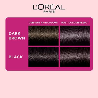 L'Oreal Paris Casting Creme Gloss Hair Color, Ebony Black 200 159.5 Gm - Crème