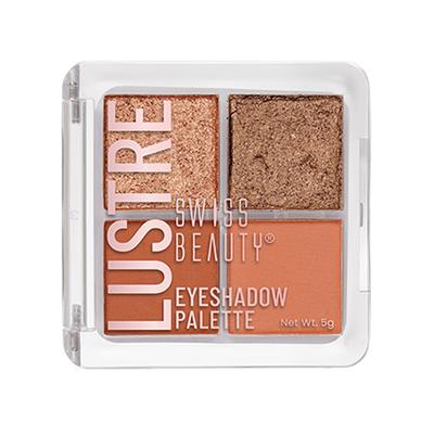 Swiss Beauty Lustre Eyeshadow Palette, Shade- Nude Addict 5 gm - Eye Shadow Palettes
