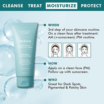 Conscious Chemist Pigmentation Corrector Cream for Dark Spots Remover & Uneven Skin Tone 50gm - Face Moisturizers