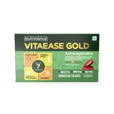 Jubilant Nutrihance Vitaease Gold Ashwagandha Tablets 10's - Sexual Care