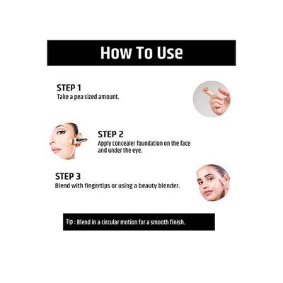 Insight Cosmetics Concealer Foundation - Warm Beige 20 ml - Foundation