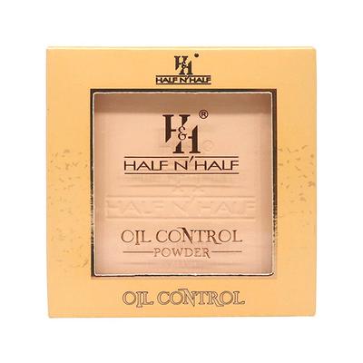 Half N Half Oil Control Powder, Light - 02 10 gm - Compact Powder