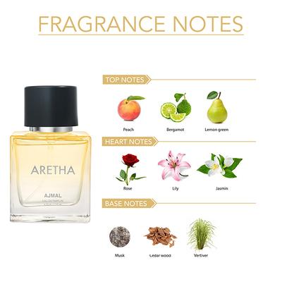 Ajmal Aretha Parfum Fruity Perfume 50 ml - Women Perfumes (Edt/Edp)