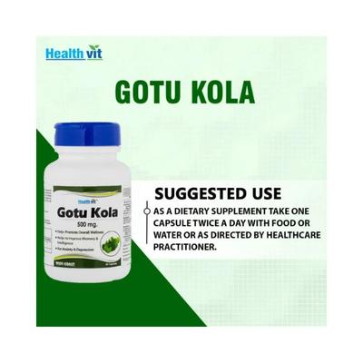 Healthvit Gotu Kola Leaf Extract - Capsules 60's - General Health