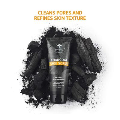 Bombay Shaving Company Dead Skin Removal Face Scrub - Charcoal 100gm - Face Scrubs