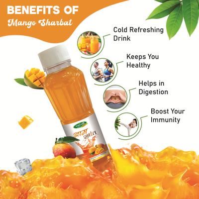Swadeshi Mango Sharbat 700 ml - Ayurvedic Juices