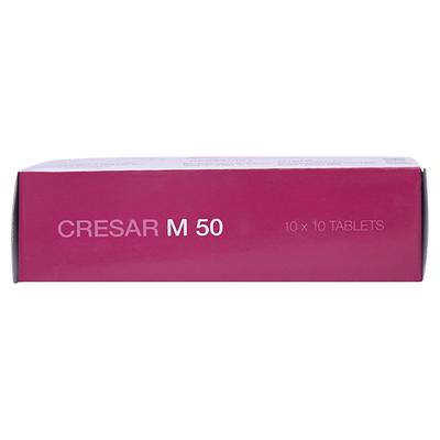 CRESAR M 50 Tablet 10's - Hypertension-Ana