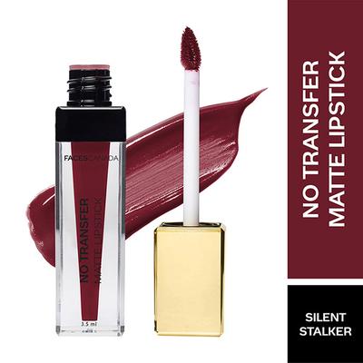 Faces Canada No Transfer Matte Lipstick Silent Stalker 05 3.5 Ml - Liquid Lipsticks