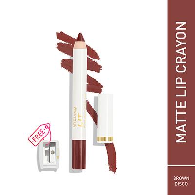 MyGlamm Matte About It Lip Color Brown Disco 2.8 gm - Lipsticks