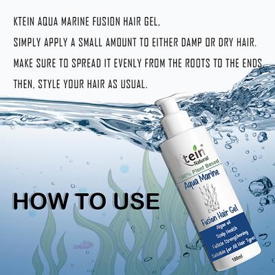 Ktein 100% Plant-Based Aqua Marine Fusion Hair Gel 100 ml - Hair Gels & Waxes