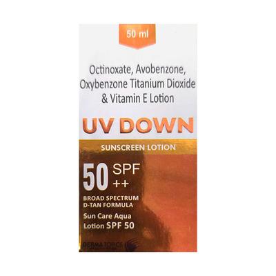UV DOWN SPF 50++ SUNSCREEN Lotion 50ml - Sun Protectors-Emo
