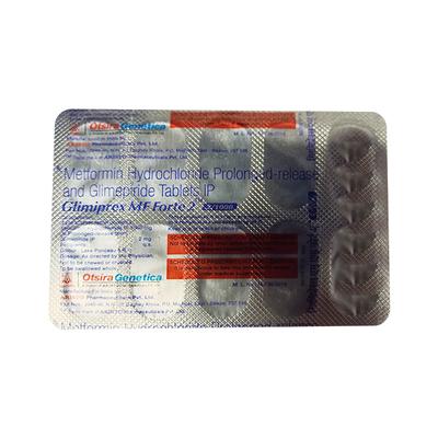 Glimiprex MF Forte 2/1000mg Tablet 10'S - Diabetes-Ant