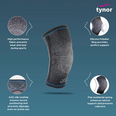 Tynor Knee Support Urbane (L) (D 47) - Knee/Ankle/Leg/Foot Supports