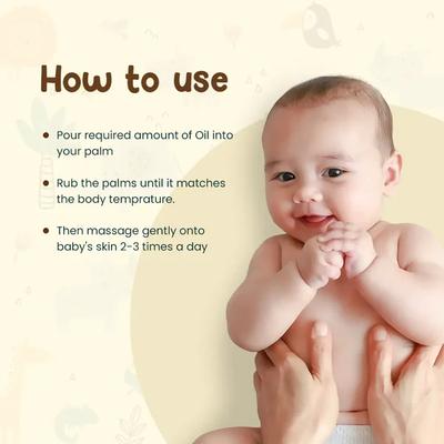 Mother Sparsh Cold-Pressed Coconut Oil for Babies 200 ml - Creams, Lotions & Oils