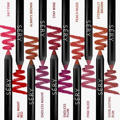 SERY Soft Matte Lip CrayonEverlasting Rum 2.4 gm - Lip Crayons
