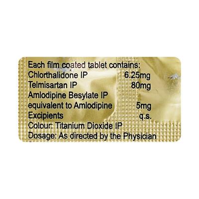 CTD T AM 6.25/80/5mg Tablet 10's - Hypertension-Ana