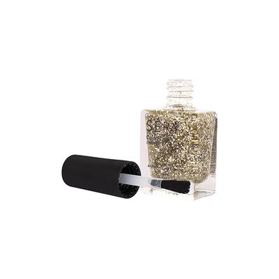 Sery Color Flirt Nail Paint Glitter, Gold Sheen, Gold Glitter 10 ml - Nail Polish
