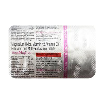 REMMAG PLUS Tablet 10's - Supplements-Vam