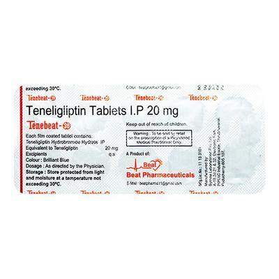 TENEBEAT 20mg Tablet 10's - Diabetes-Ant