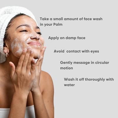 Cos-IQ AHA Glycolic Acid 10 percent Face Cleanser Face Wash For Acne and Pimple Glowing Skin for Unisex - 100 ml - Face Wash & Cleansers