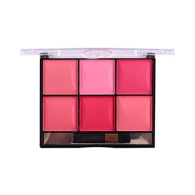 Miss Rose Long Lasting 6 Color Blusher Palette 7004 - 086M 02 20 gm - Blushes