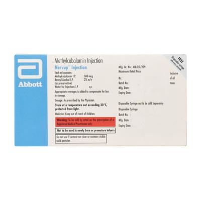 Nervup Injection 1ml - Nootropics And Neurotrophics