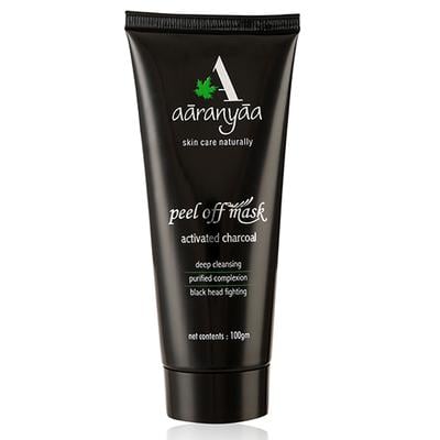 Aaranyaa Activated Charcoal Peel of Mask 100 gm - Masks & Peels