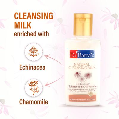 Dr. Batra's Natural Cleansing Milk 100 ml (N) - Lotions & Creams