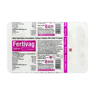FERTIVAG Capsule 10's - Supplements-Vam
