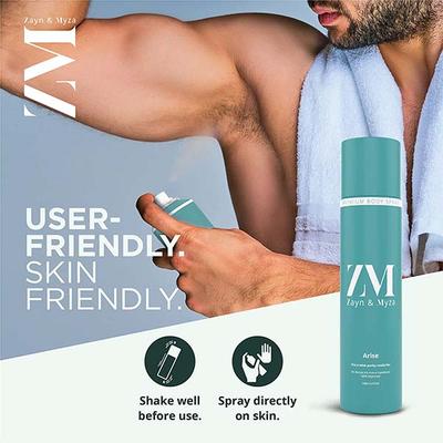 Zayn & Myza Arise No Alcohol Body Spray For Men 150 ml - Men Deodorants/Roll-Ons