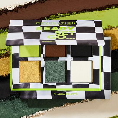 Makeup Revolution Power Eyeshadow Palette Ready Set Go 6.6 gm - Eye Shadow Palettes